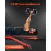 Weight Bench, 1200lbs Heavy Duty Stable Weight Bench Press for Full Body Workout, Adjustable Exercise Sit up Bench for Home Gym Strength Training, Fl