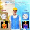 Cooling Vest for Men & Women - Water Activated Cooling Vest for Extreme Heat, Reusable PVA Safety Construction Work Vest for Outdoor Sports, Running