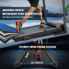 OBENSKY Treadmill with Adjustable Incline Folding Treadmill for Home 2.5 HP 12 Preset for Home Use 7.5 mph Range