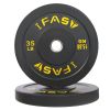 Olympic Weight Plates, Rubber Bumper Plates, 2 Inch Steel Insert 35lb Bundle Options Available for Home Gym Strength Training, Weightlifting, Weight
