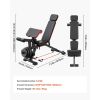 Weight Bench, 800lbs Adjustable Weight Bench Press for Full Body Workout, Exercise Sit up Bench for Home Gym Strength Training, Flat Bench with with