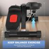 Upgraded Hydraulic Silent Stepper for Home Use with LCD Display Adjustable Resistance Double Resistance Bands 330lbs Capacity Foldable Storage Leg Ex