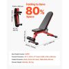 Weight Bench, 1200lbs Heavy Duty Stable Weight Bench Press for Full Body Workout, Adjustable Exercise Sit up Bench for Home Gym Strength Training, Fl