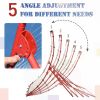 Pitch Back 5 Angles Adjustable Rebounder Net Goal Pitching and Throwing Practice Partner, Baseball/Soccer/Football/Basketball/Volleyball Daily Traini
