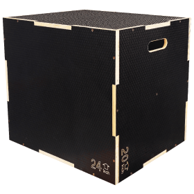 Only Supports Self Pickup-3 In 1 Anti-slip Wooden Box Weighted  Box, Various Sizes (Option: Black)