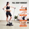 Stair Stepper, Mini Stepper for Exercise at Home, Hydraulic Fitness Twist Stepper with Resistance Bands, Full Body Workout Cardio Equipment, Stair Cl