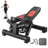 Stair Stepper, Mini Stepper for Exercise at Home, Hydraulic Fitness Twist Stepper with Resistance Bands, Full Body Workout Cardio Equipment, Stair Cl